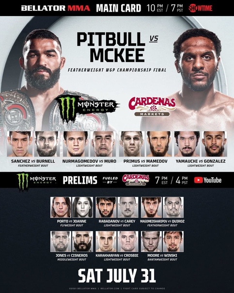 MMA Bellator 263 Prelims